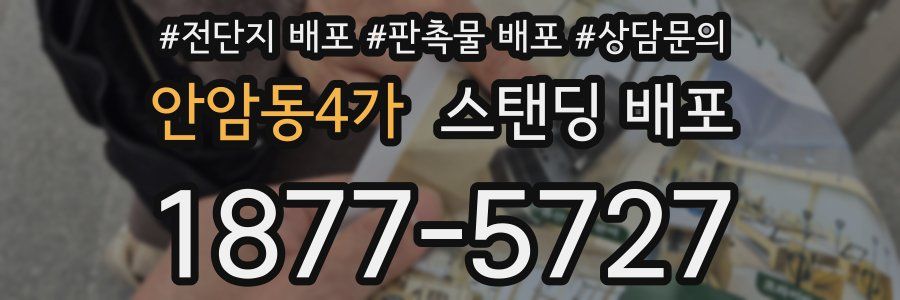 안암동4가 스탠딩 배포