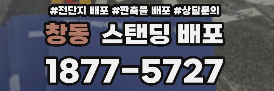 창동 스탠딩 배포