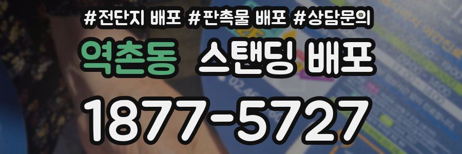 역촌동 스탠딩 배포