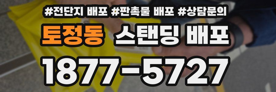 토정동 스탠딩 배포