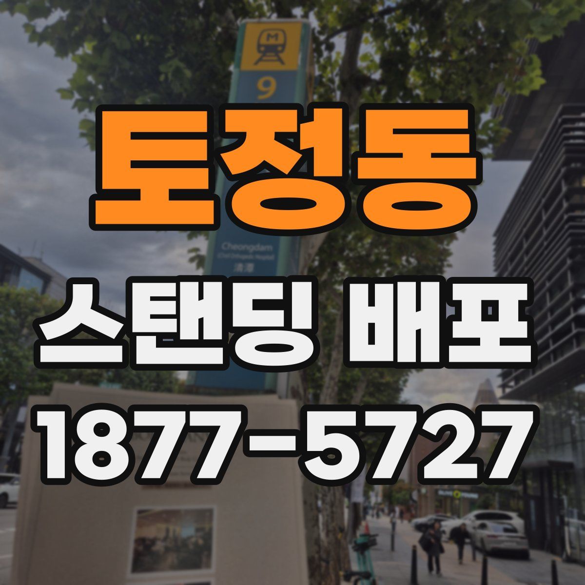 토정동 스탠딩 배포