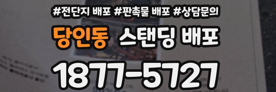 당인동 스탠딩 배포