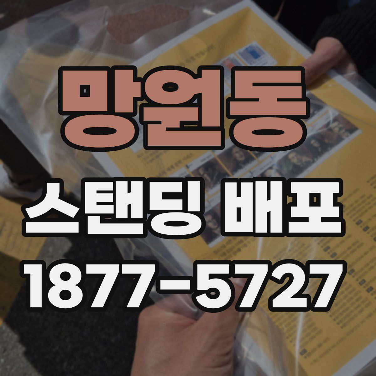망원동 스탠딩 배포