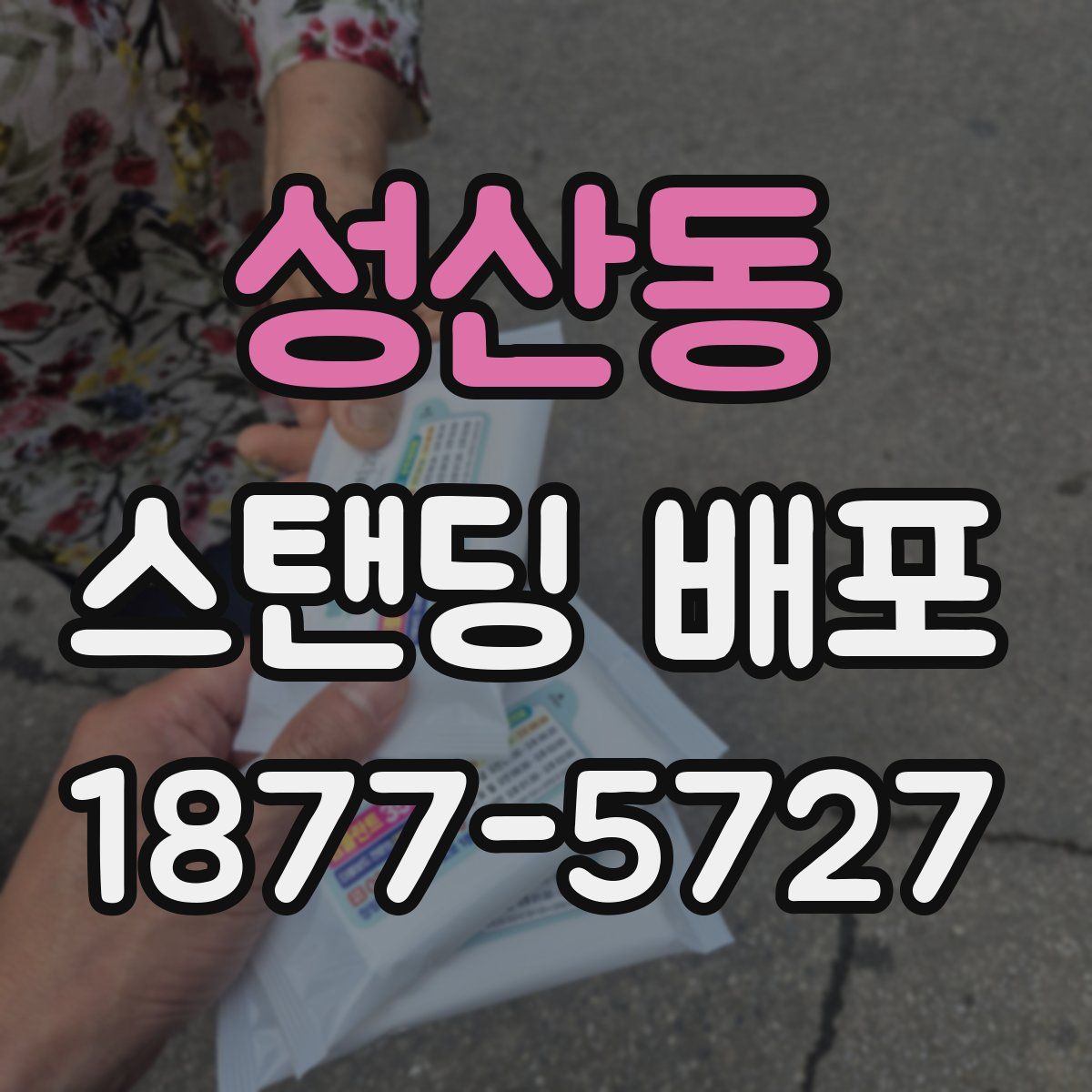 성산동 스탠딩 배포