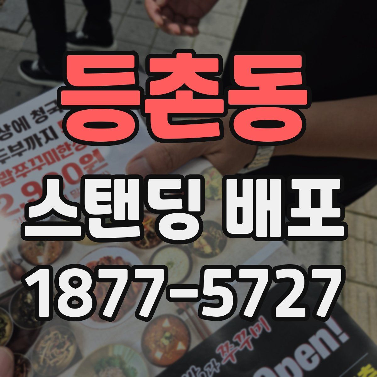 등촌동 스탠딩 배포