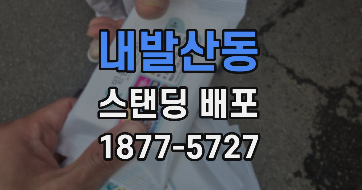 내발산동 스탠딩 배포