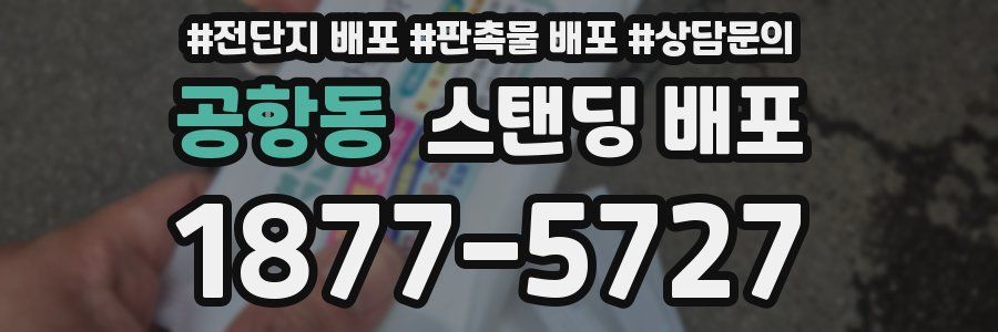 공항동 스탠딩 배포