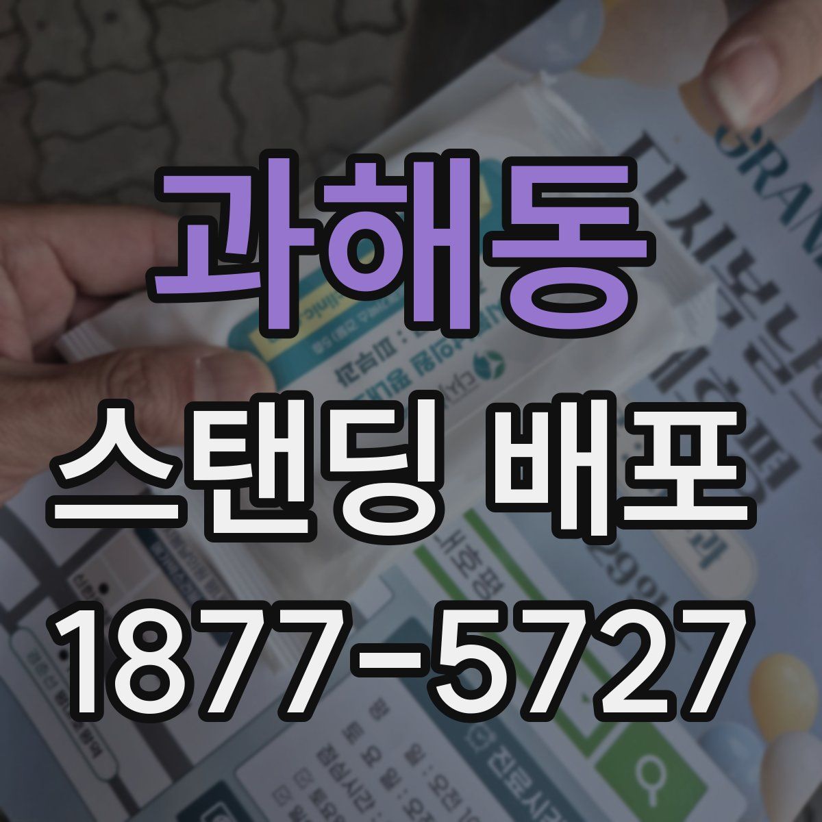 과해동 스탠딩 배포