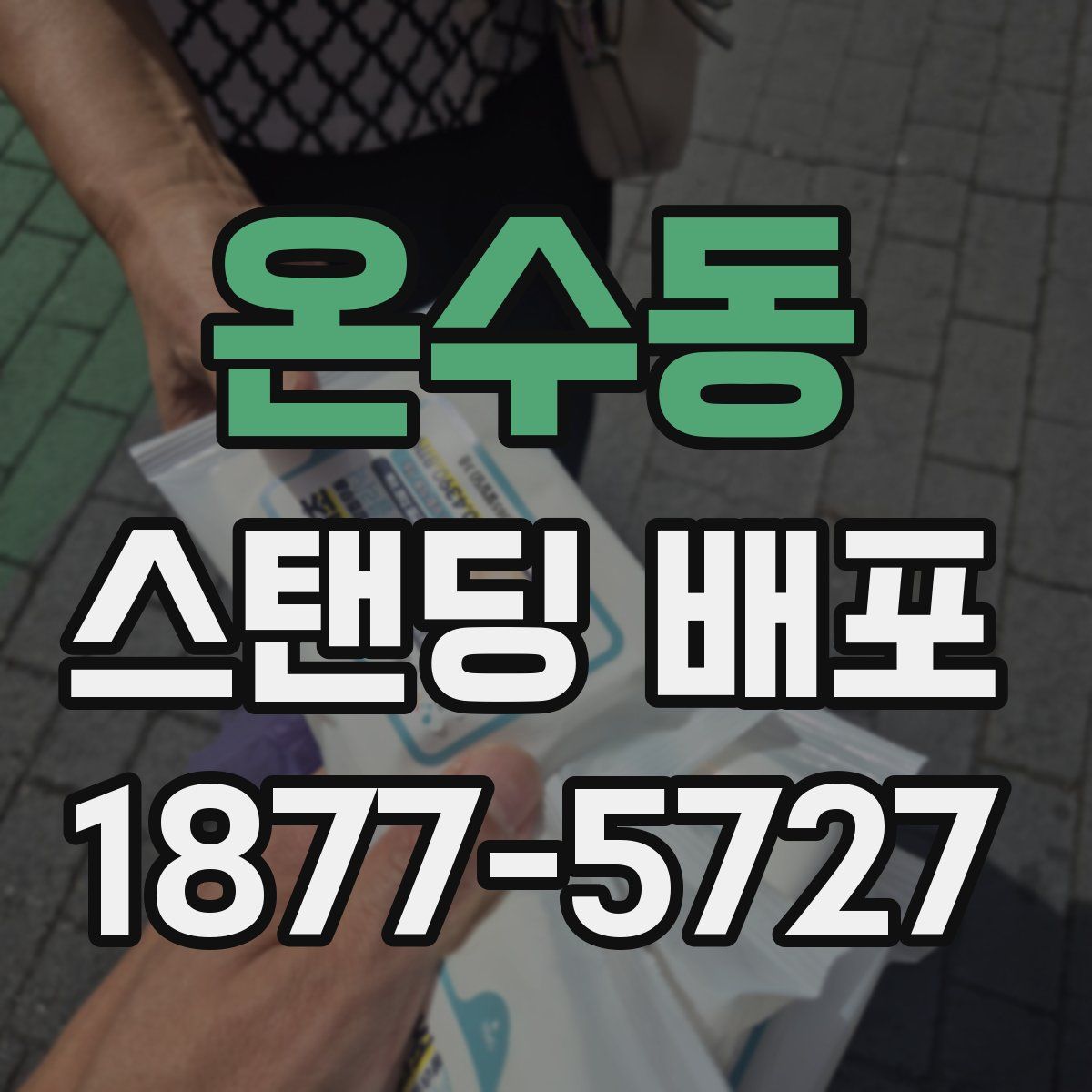 온수동 스탠딩 배포