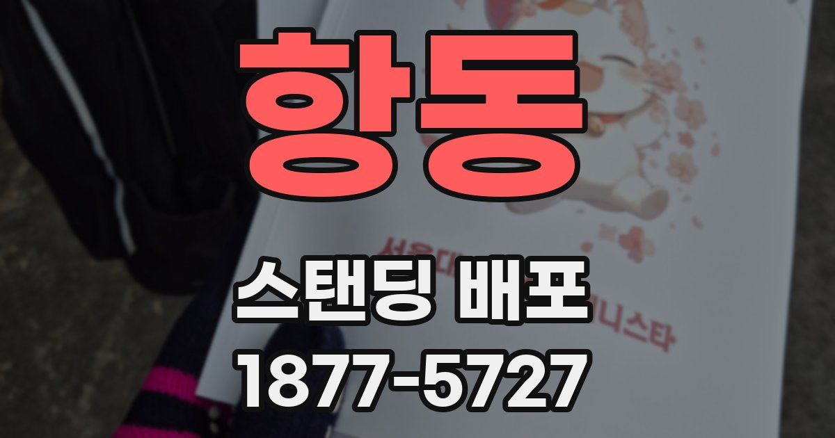 항동 스탠딩 배포