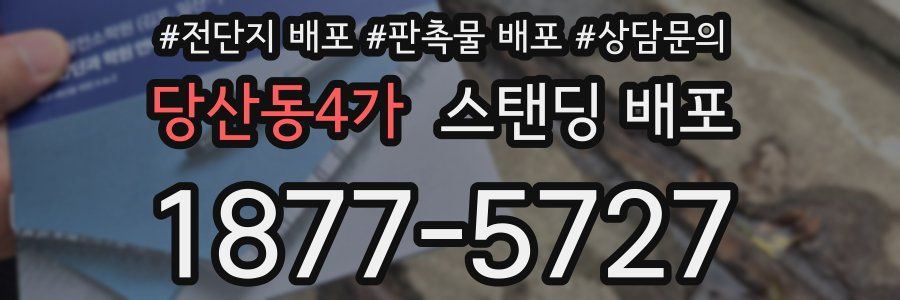 당산동4가 스탠딩 배포