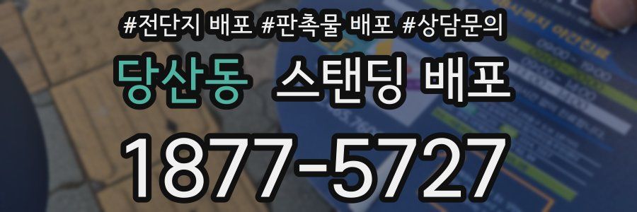 당산동 스탠딩 배포