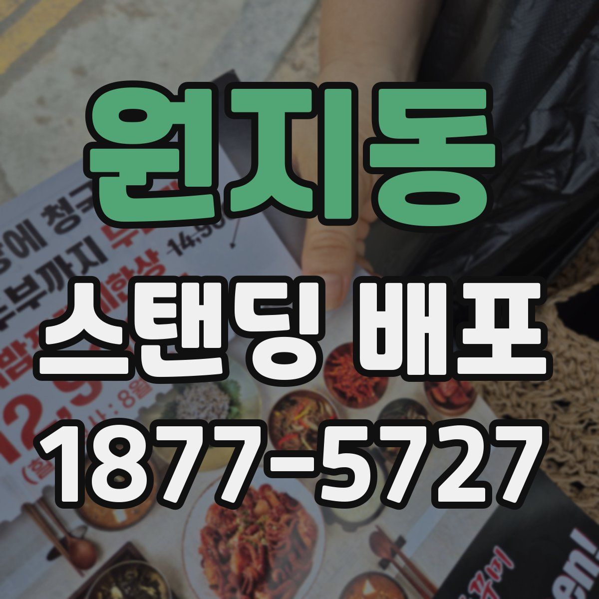 원지동 스탠딩 배포