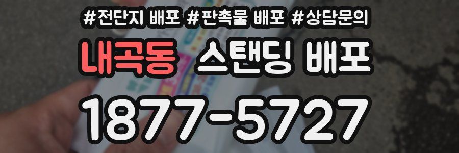 내곡동 스탠딩 배포