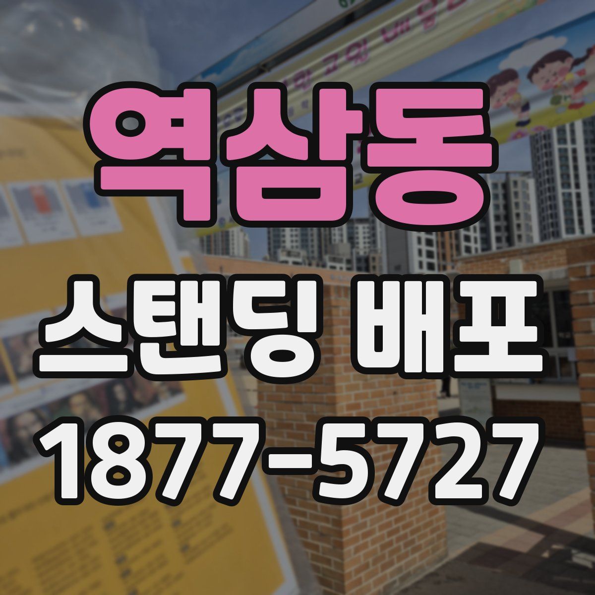 역삼동 스탠딩 배포