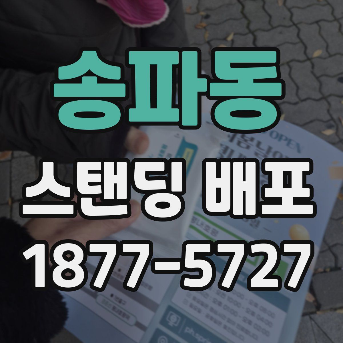 송파동 스탠딩 배포