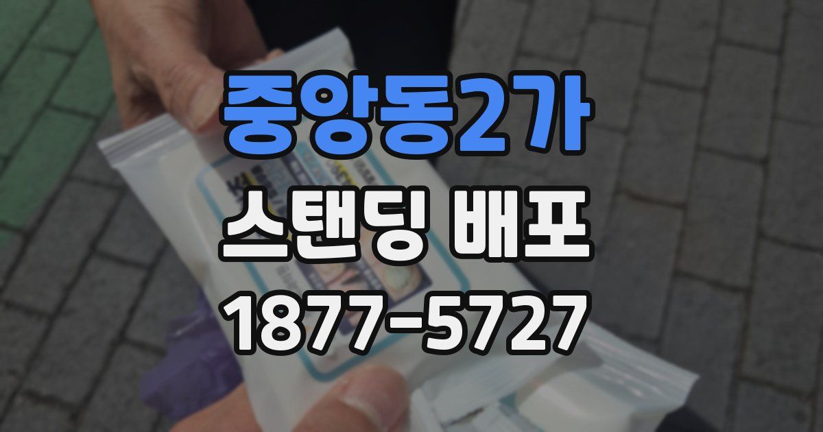 중앙동2가 스탠딩 배포