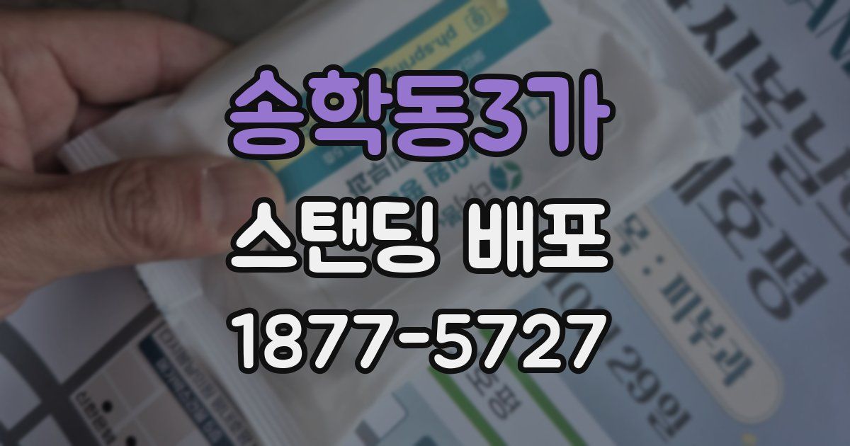 송학동3가 스탠딩 배포