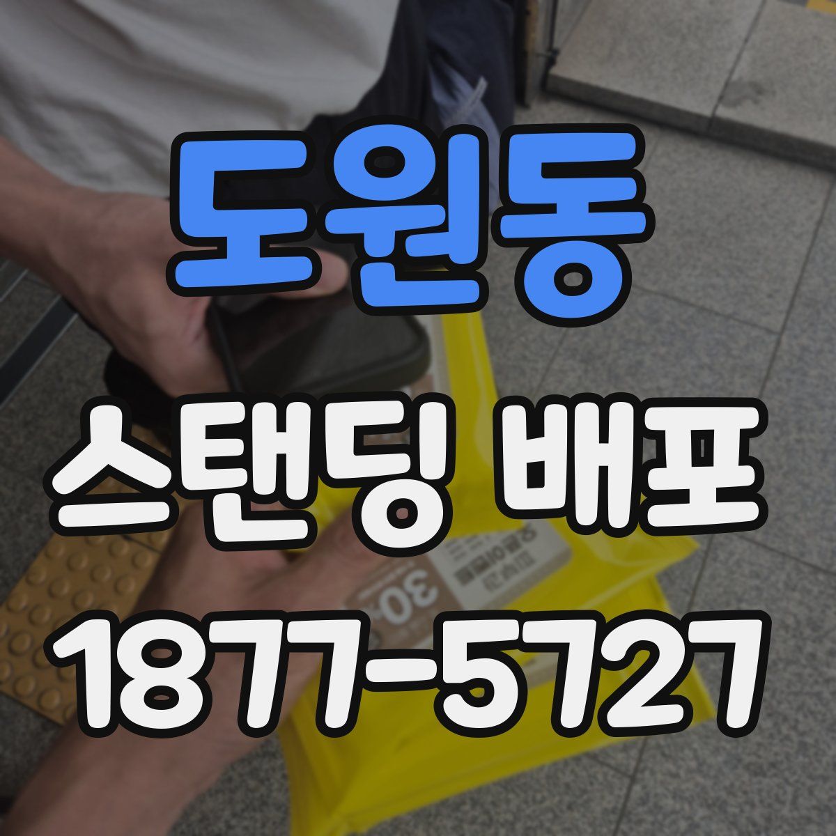 도원동 스탠딩 배포