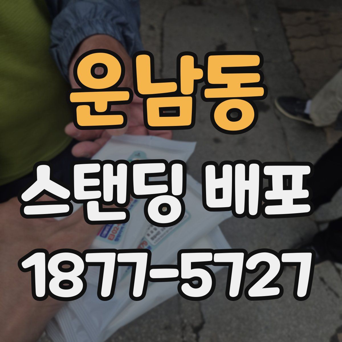 운남동 스탠딩 배포