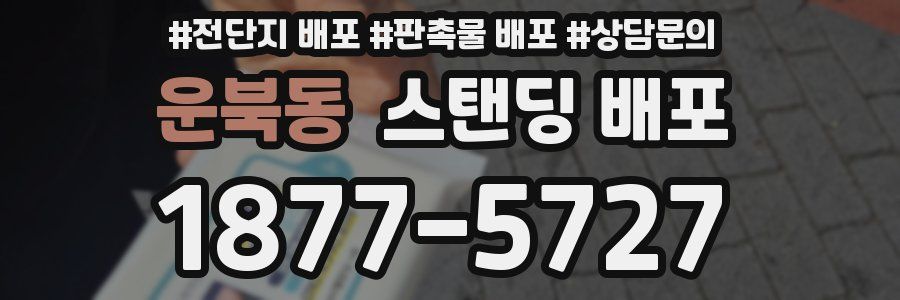 운북동 스탠딩 배포