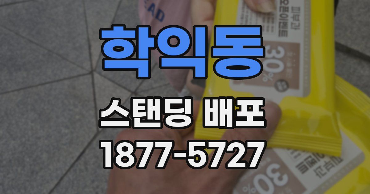 학익동 스탠딩 배포
