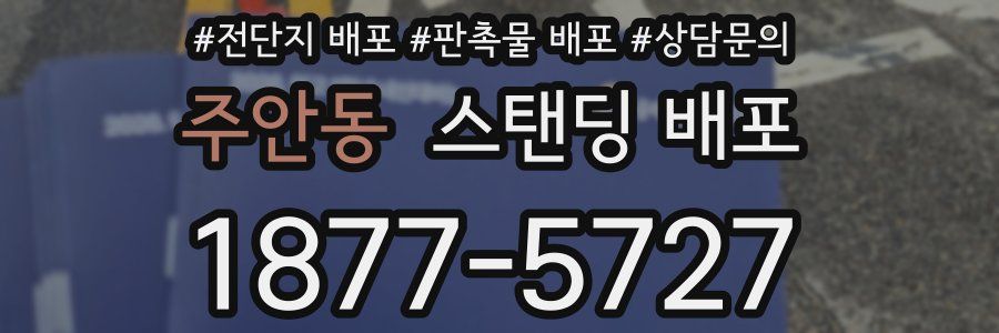주안동 스탠딩 배포