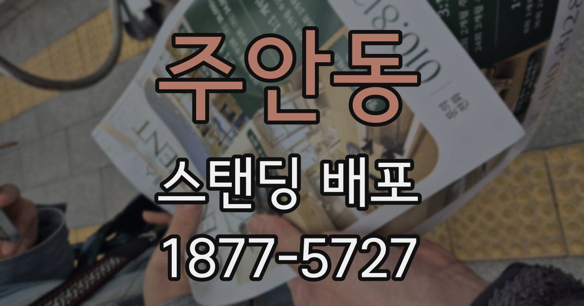 주안동 스탠딩 배포