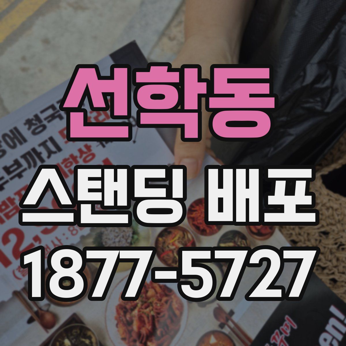 선학동 스탠딩 배포