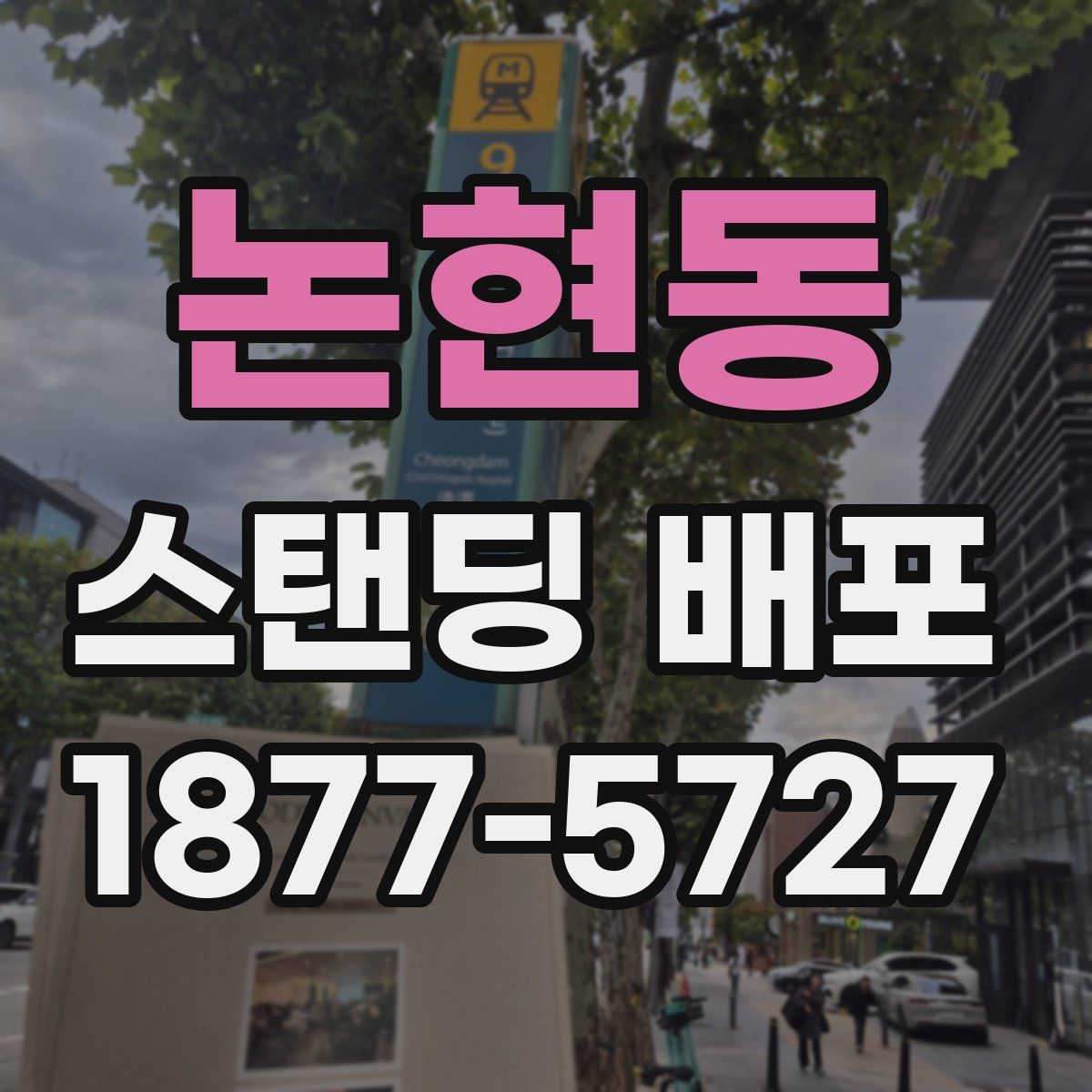 논현동 스탠딩 배포