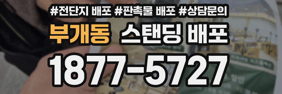 부개동 스탠딩 배포