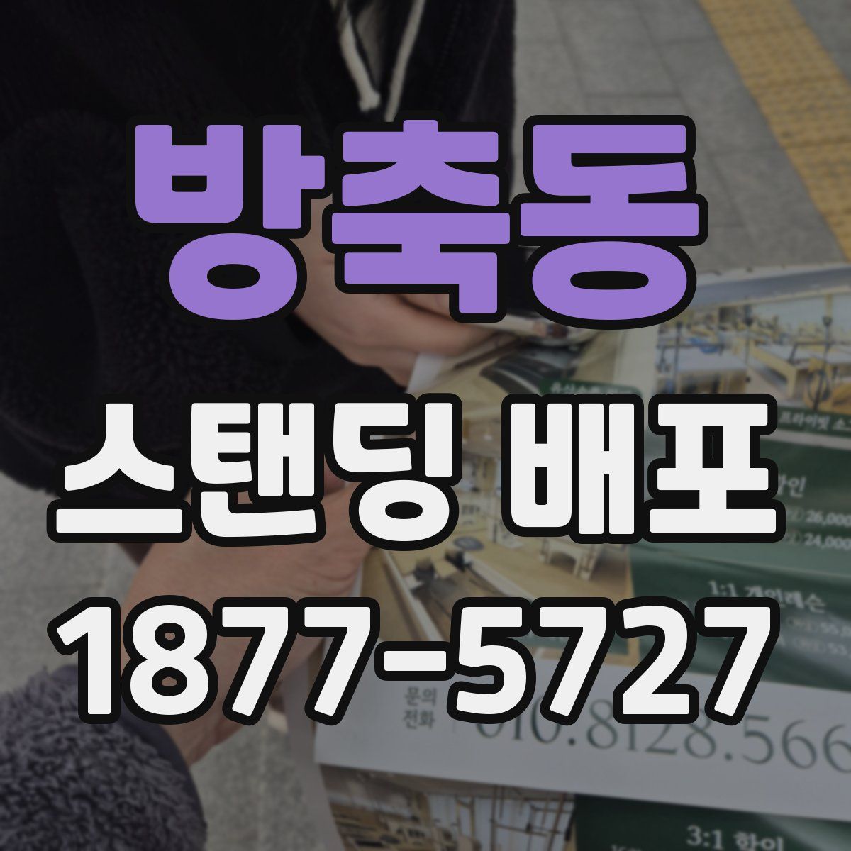 방축동 스탠딩 배포