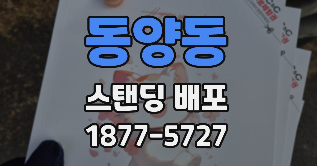 동양동 스탠딩 배포
