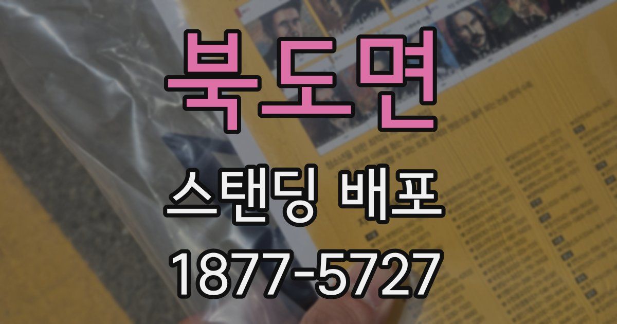 북도면 스탠딩 배포