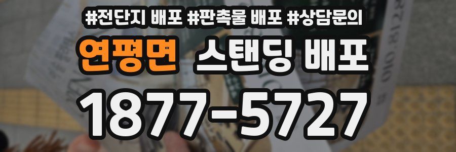 연평면 스탠딩 배포