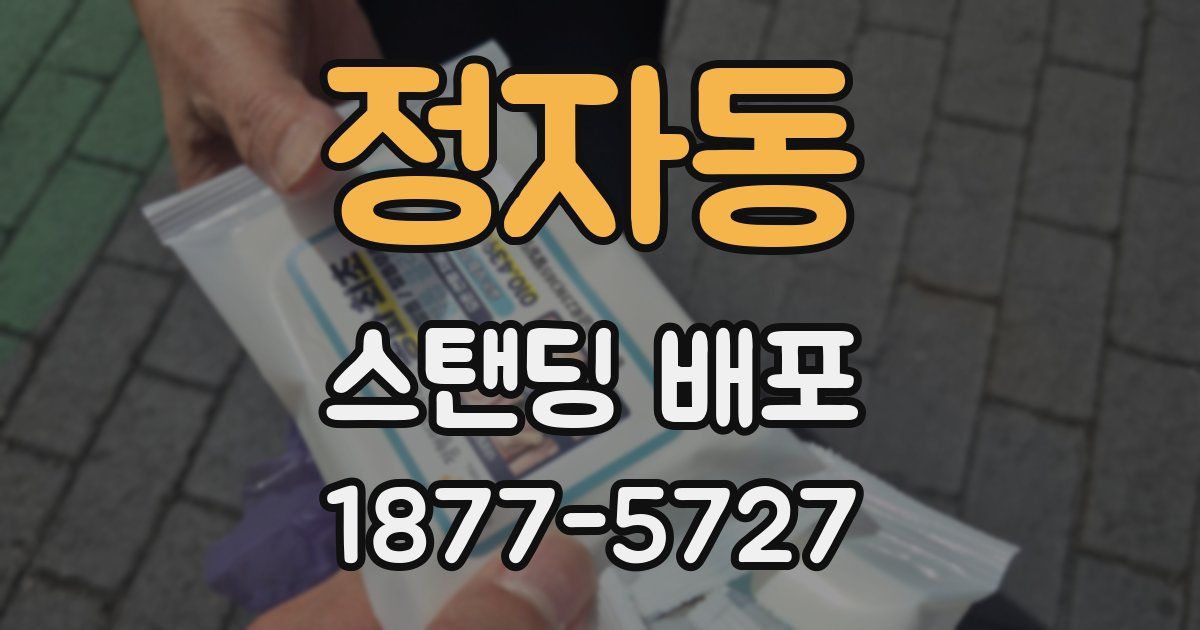 정자동 스탠딩 배포