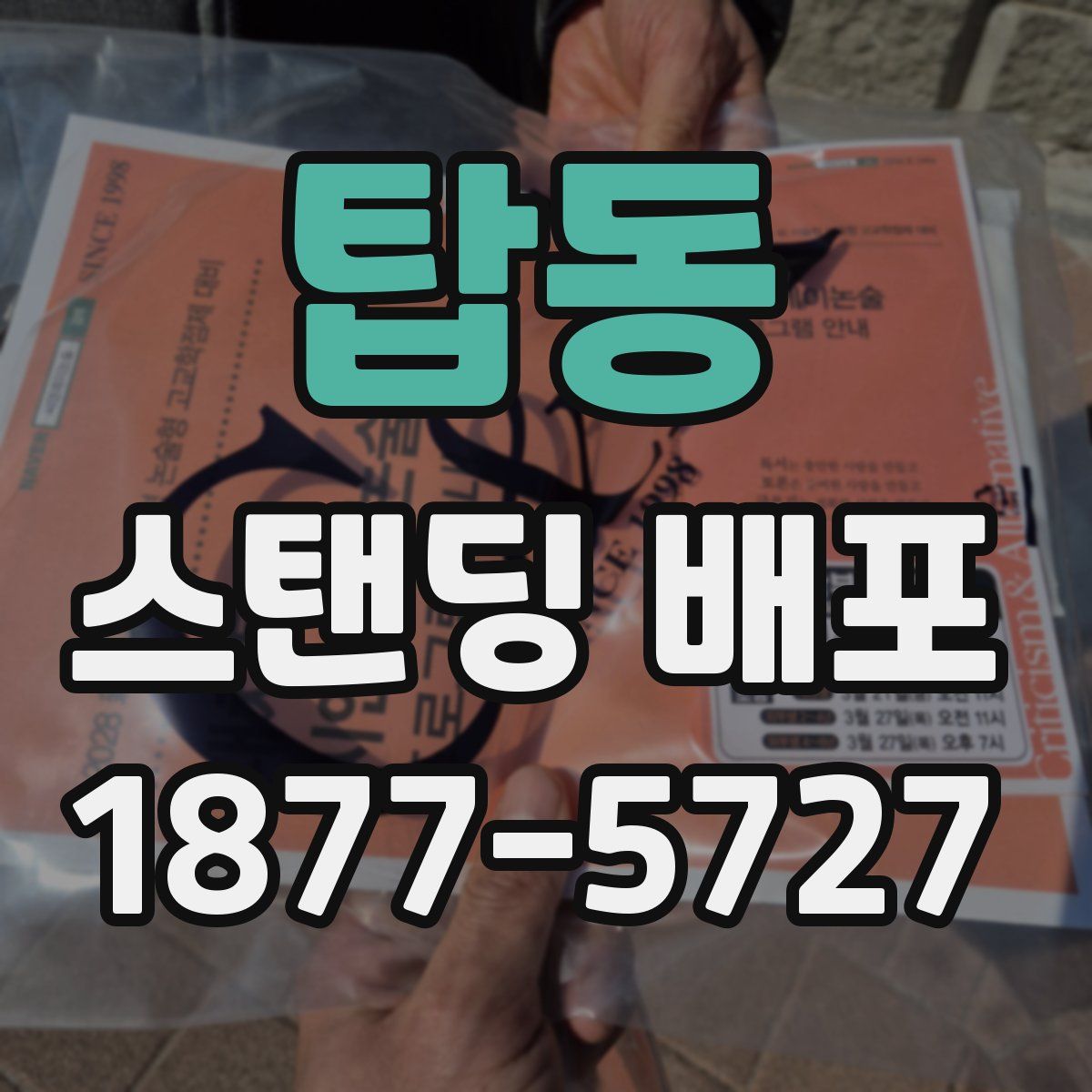 탑동 스탠딩 배포