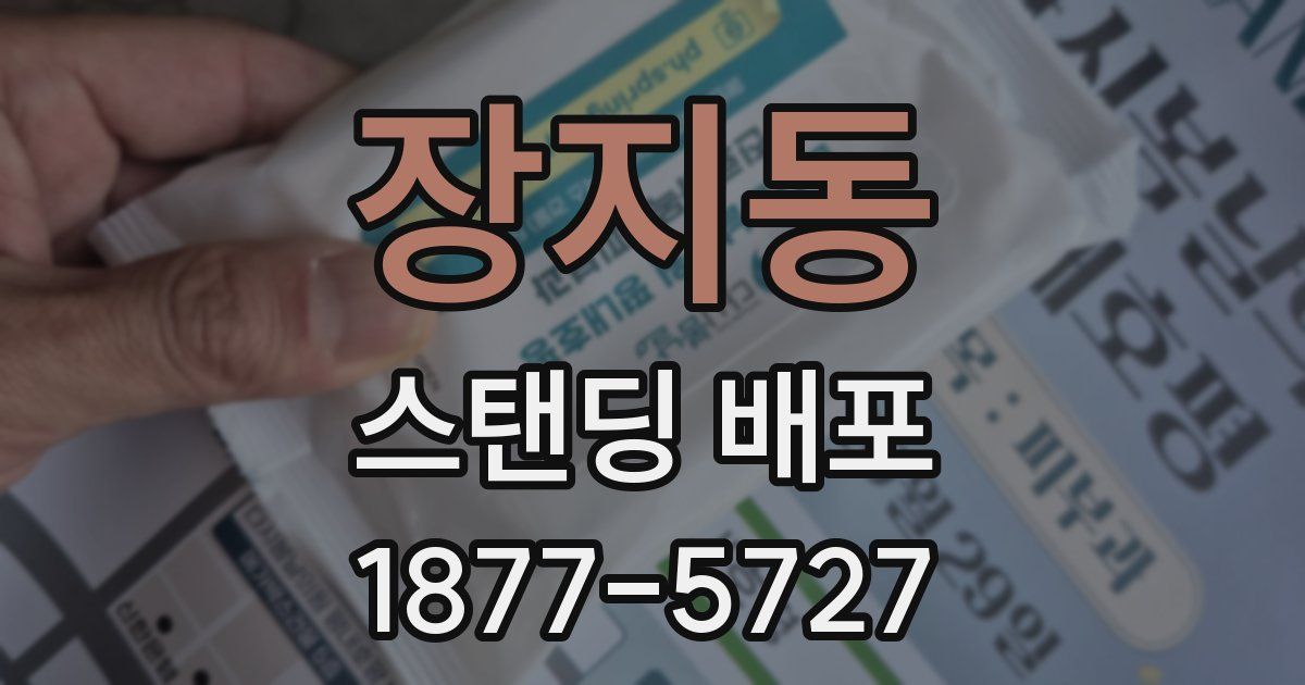 장지동 스탠딩 배포