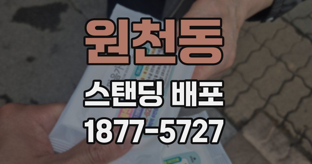 원천동 스탠딩 배포