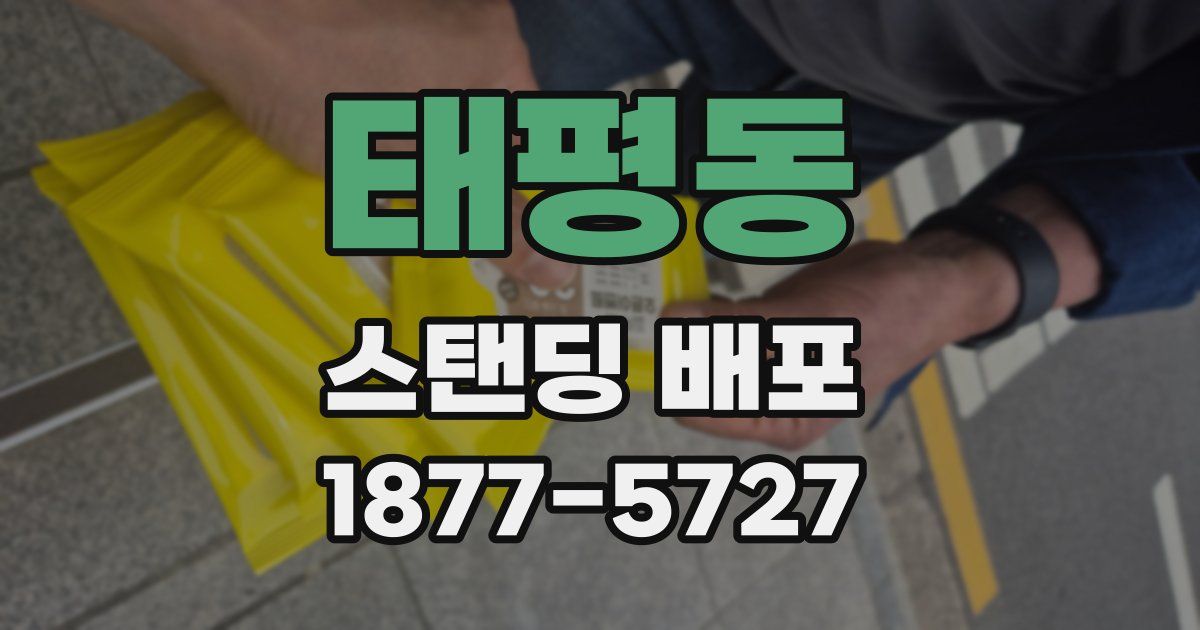 태평동 스탠딩 배포