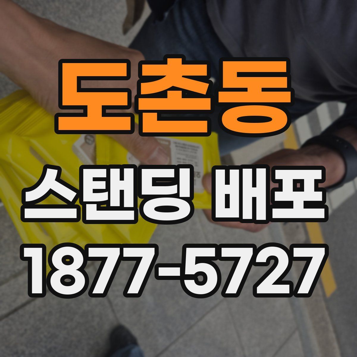 도촌동 스탠딩 배포