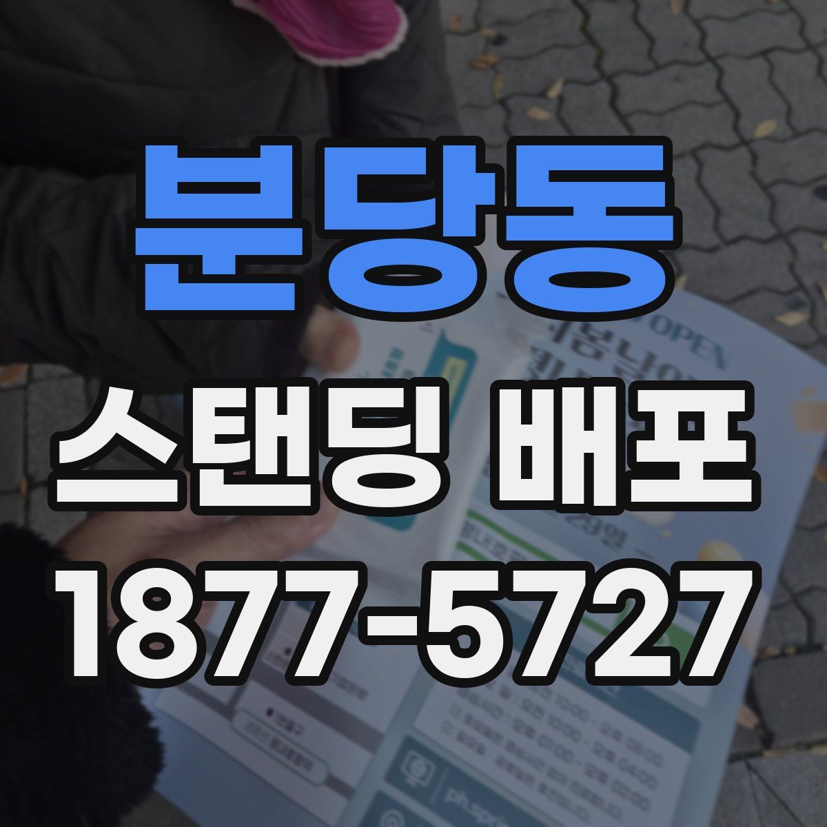 분당동 스탠딩 배포