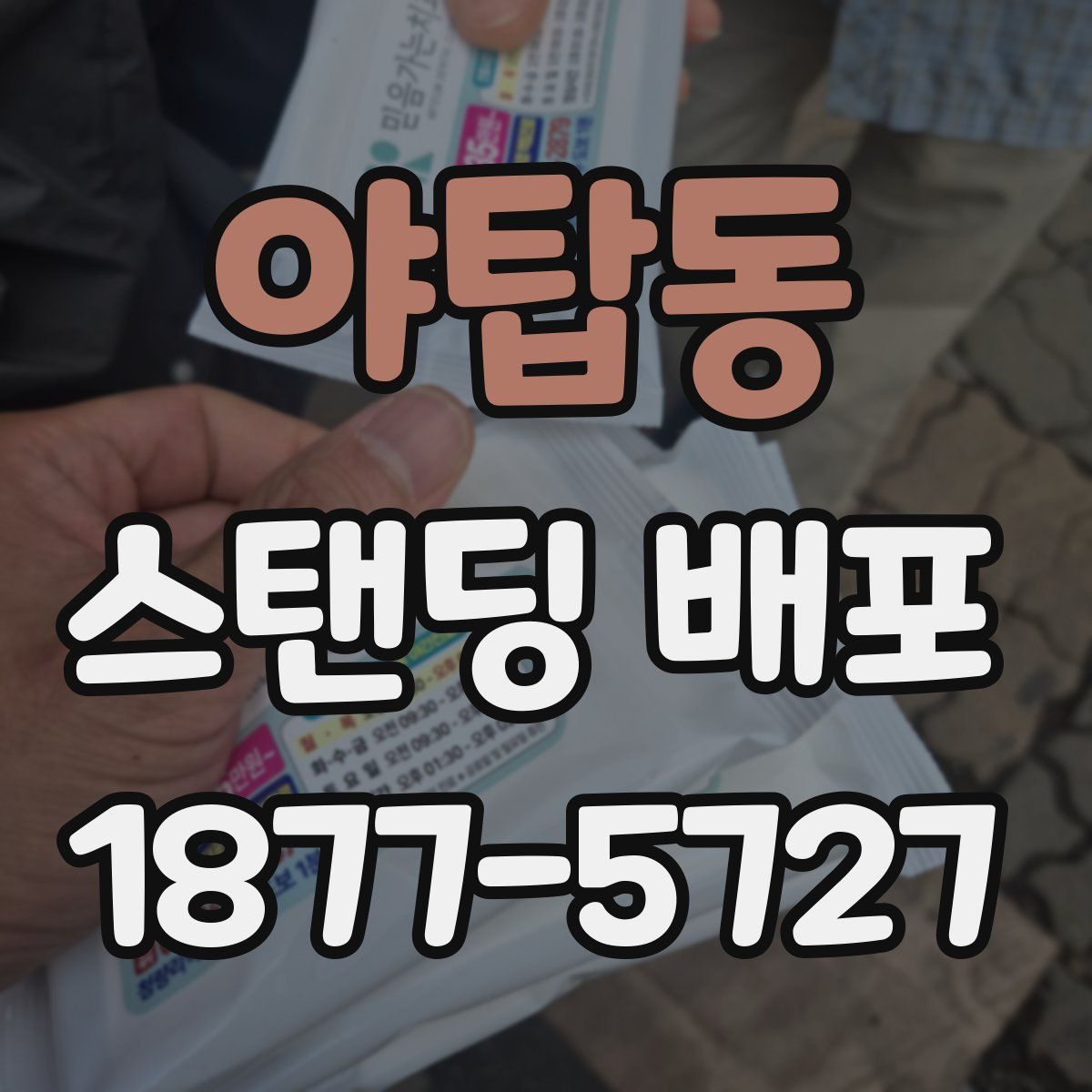 야탑동 스탠딩 배포