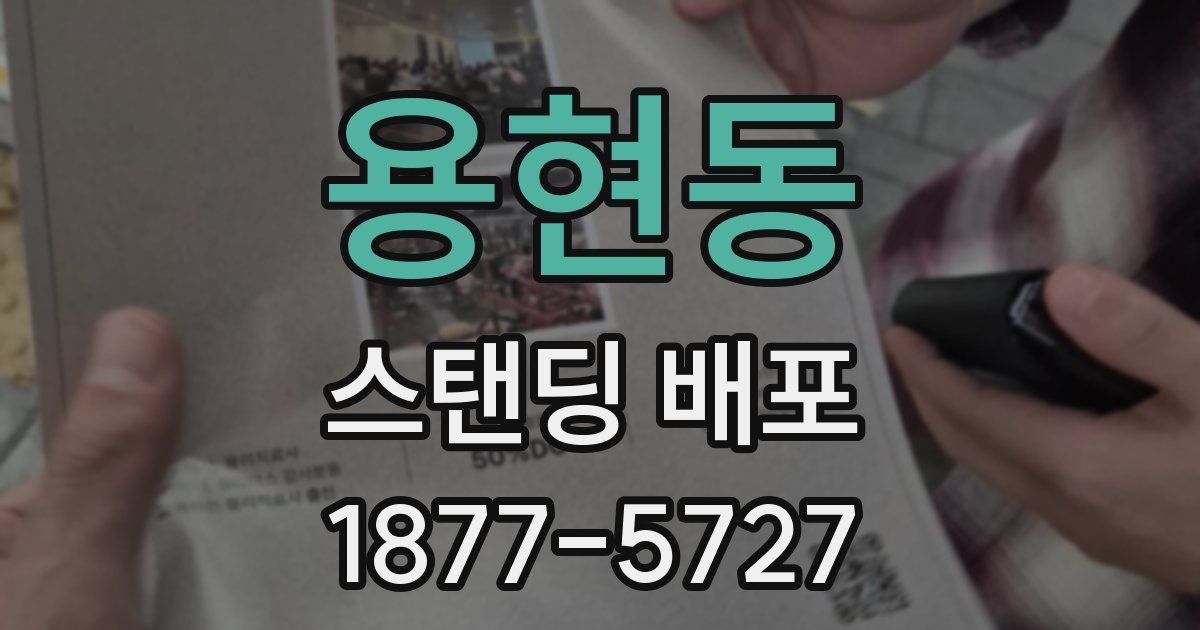 용현동 스탠딩 배포