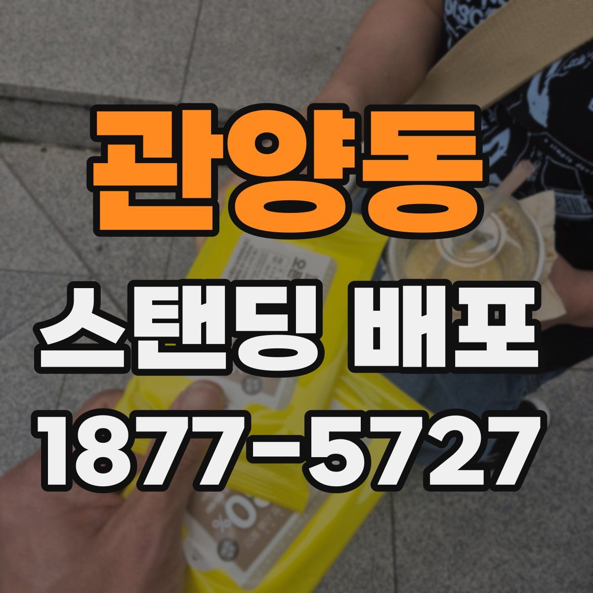 관양동 스탠딩 배포