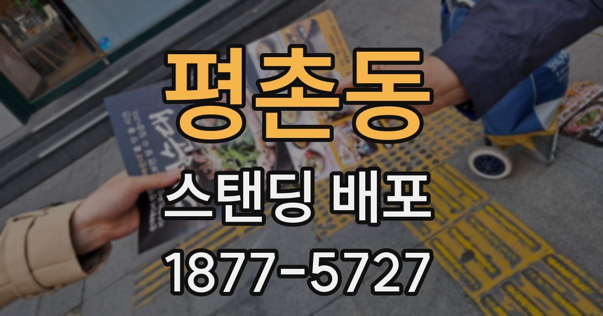 평촌동 스탠딩 배포