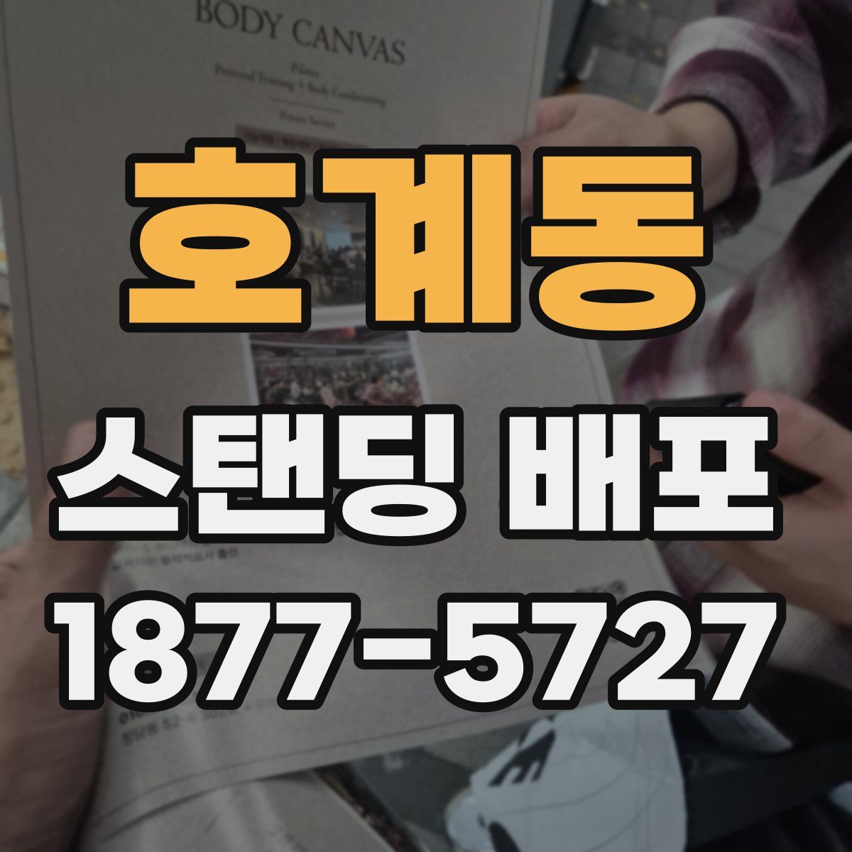 호계동 스탠딩 배포