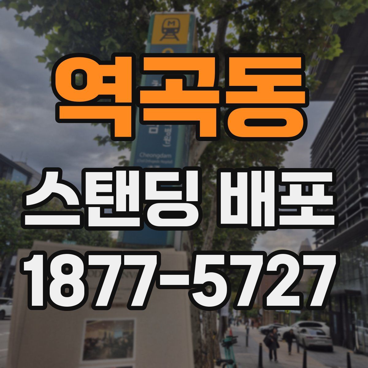 역곡동 스탠딩 배포