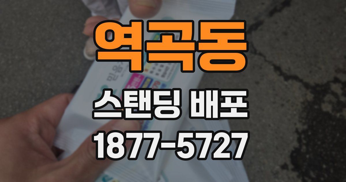 역곡동 스탠딩 배포