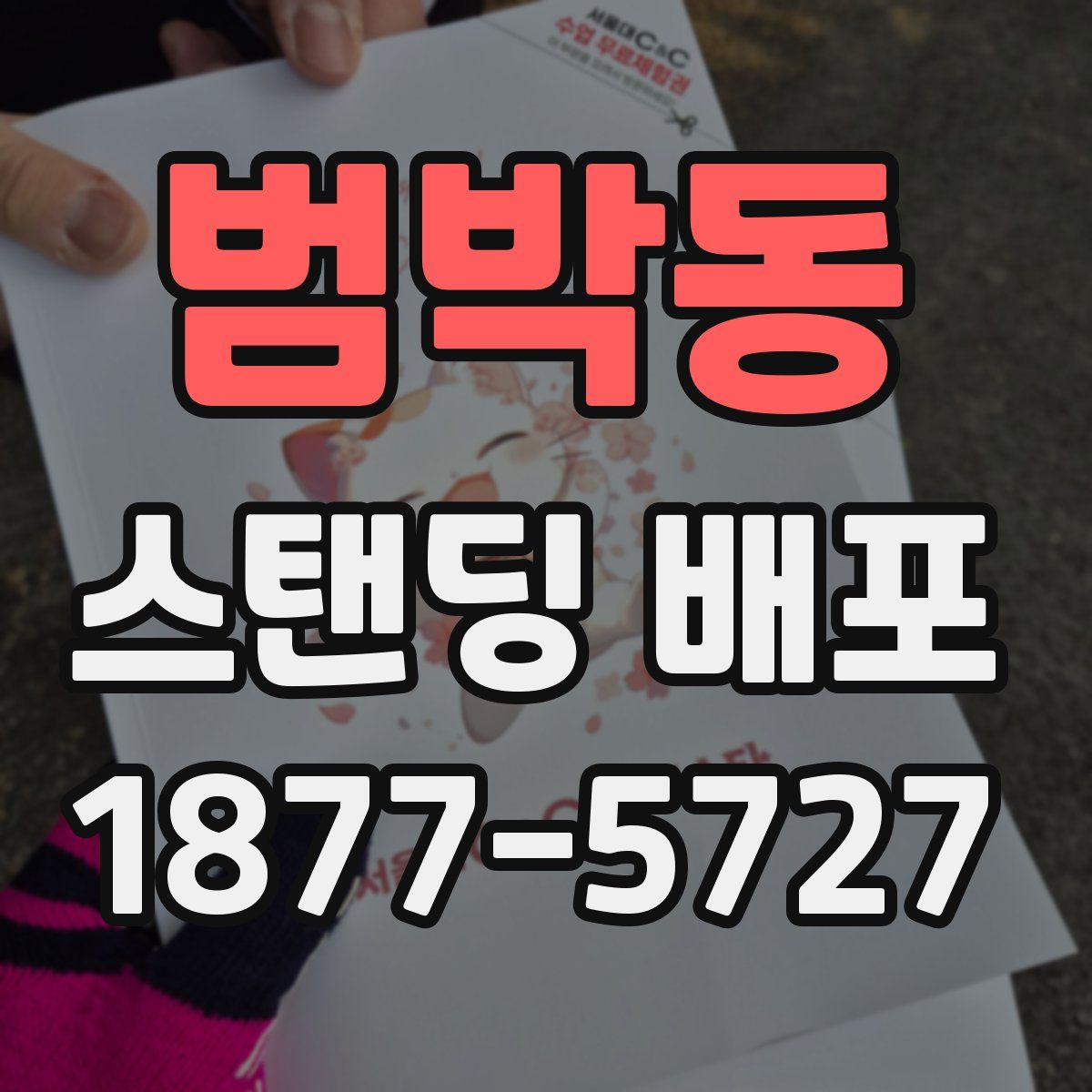 범박동 스탠딩 배포